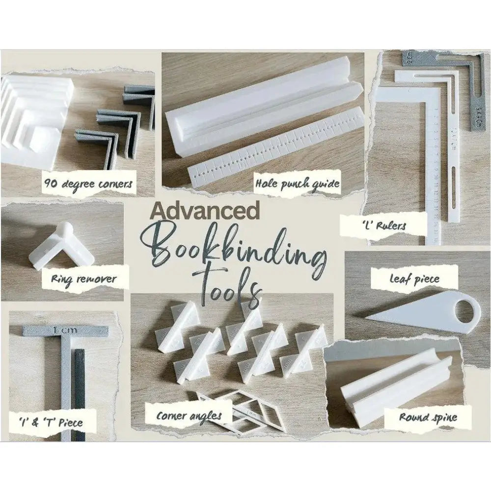 Advanced book binding tools set - comprehensive kit for professional bookbinding