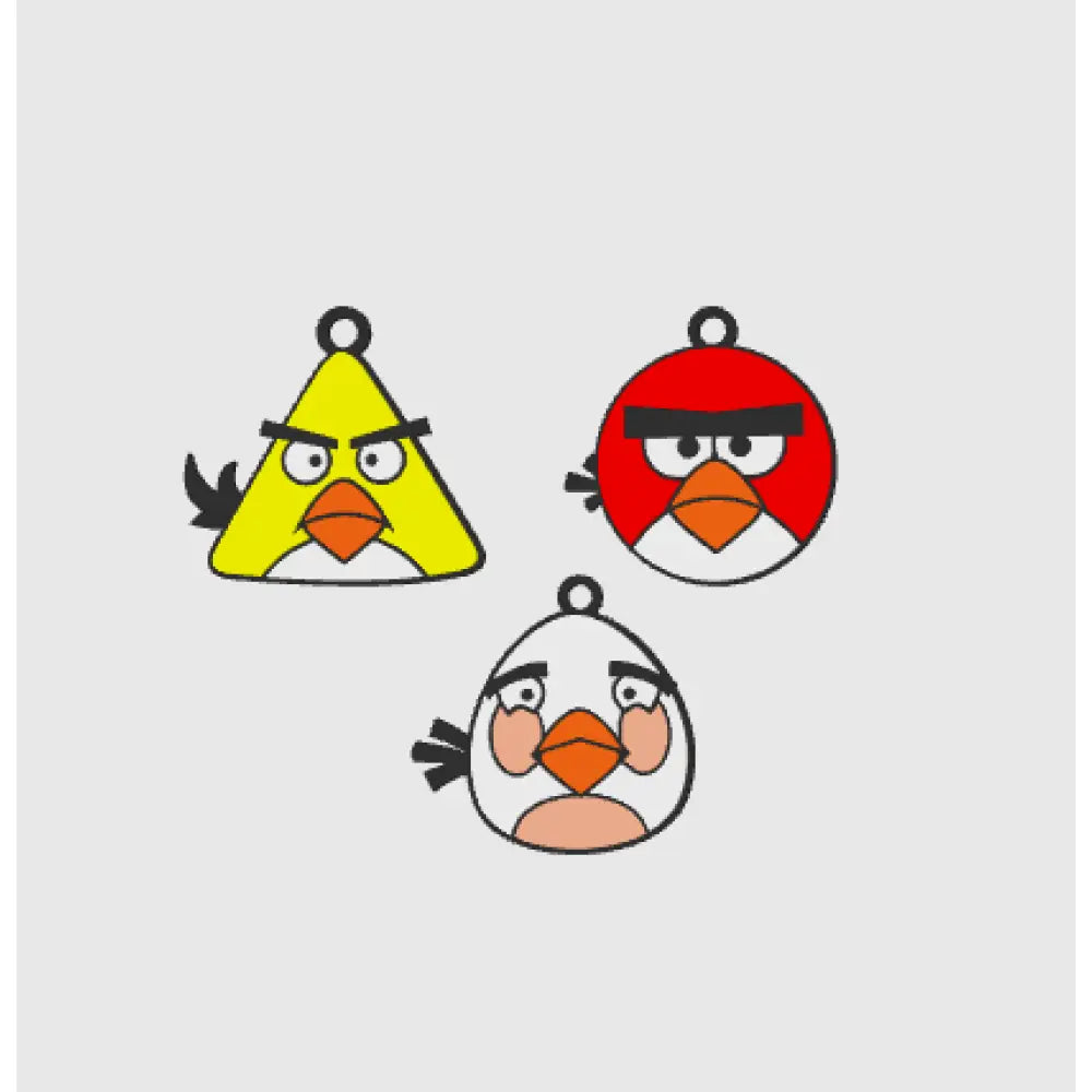 Angry bird - keychains