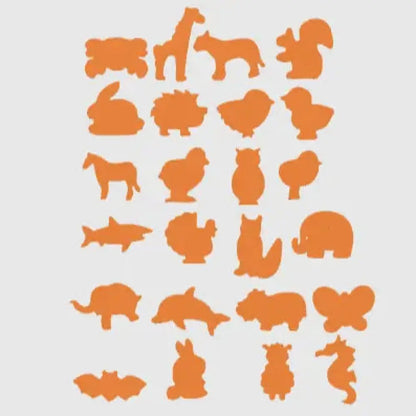 Animal cookie cutter - 25 shapes - set