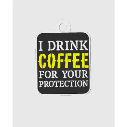 Coffee quote 1 - keychains