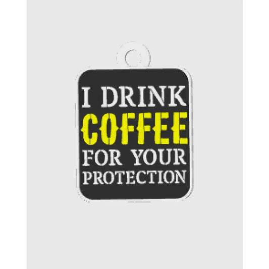 Coffee quote 1 - keychains