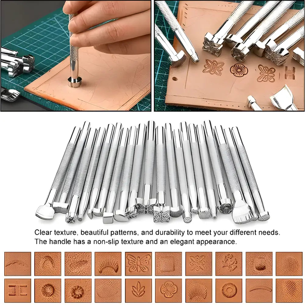 Create studio -72pcs leather craft sewing working tools kit with upholstery thread awl needles thimble for repair