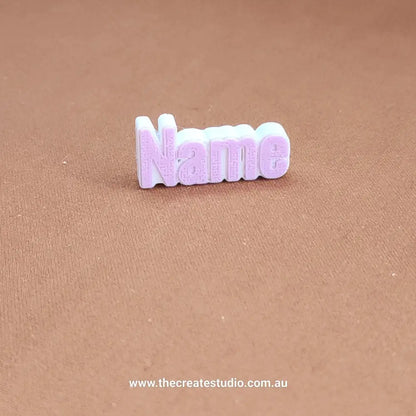 Custom croc charms - add name to your crocs - personalised gifts