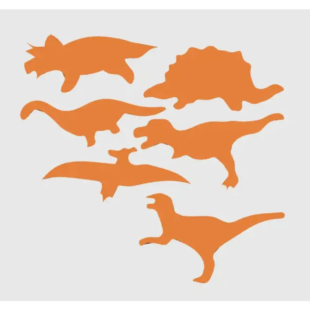 Dinosaurs cookie cutters - set of 6 - cutter