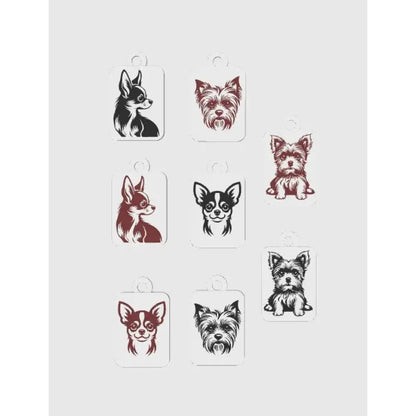 Dog set - full - keychains