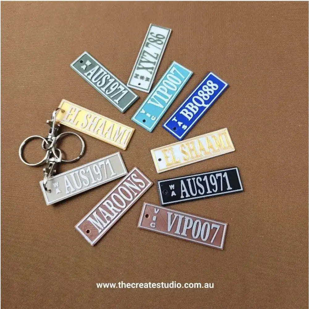 Dual color personalized keychain | customizable base & text - keychains