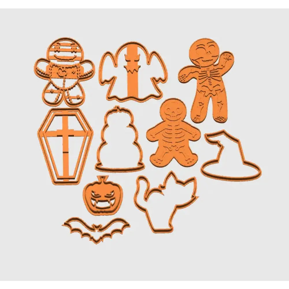 Holloween cookie cutter - set of 10