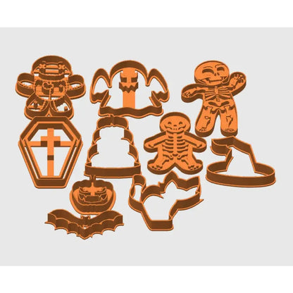 Holloween cookie cutter - set of 10