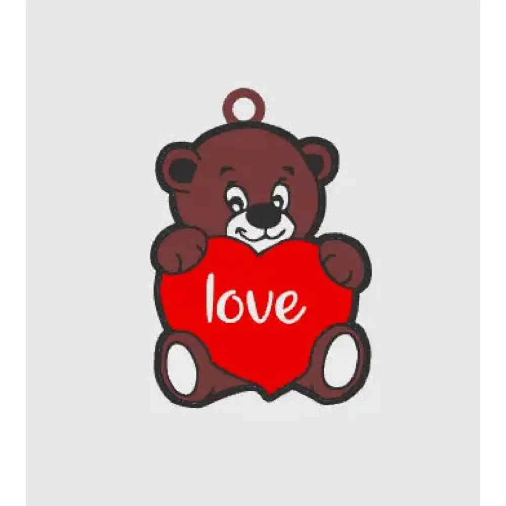 Love bear - type 1 - keychains