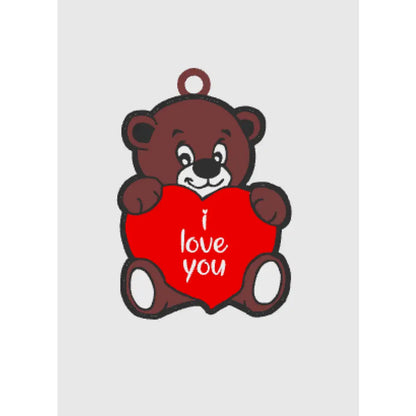 Love bear - type 3 - keychains