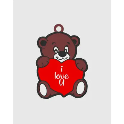 Love bear - type 4 - keychains