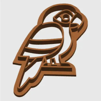 🐾 parrot cookie cutter set | baking fun for kids & adults