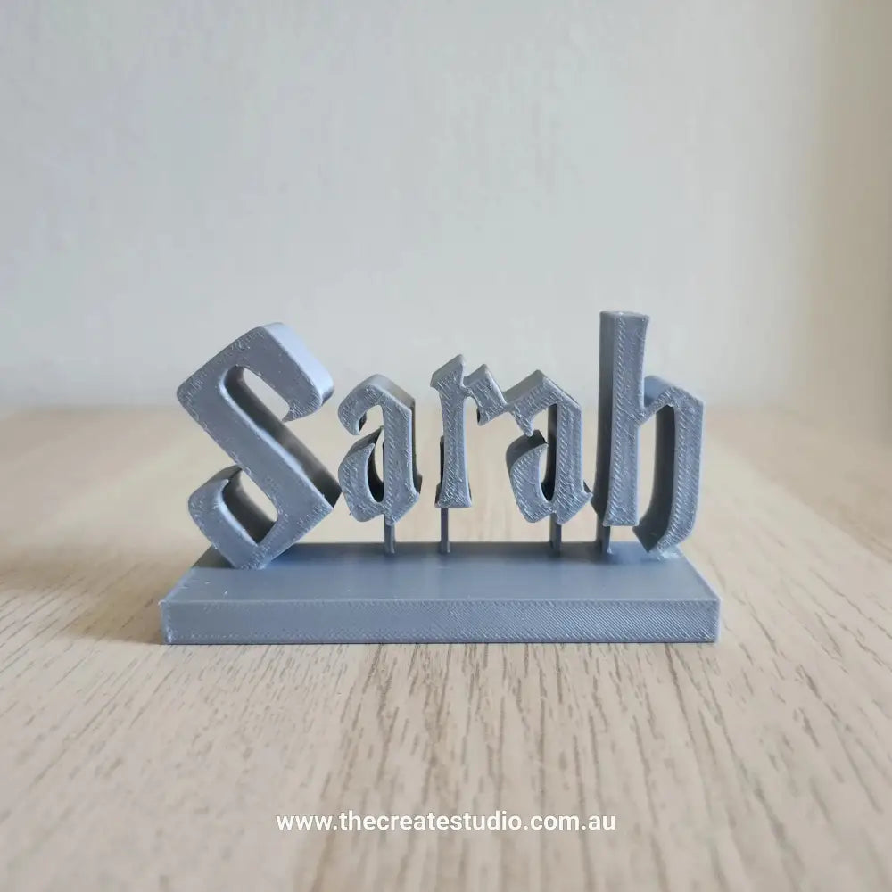 Personalised desk name plaque – harry potter theme custom office decor - display name