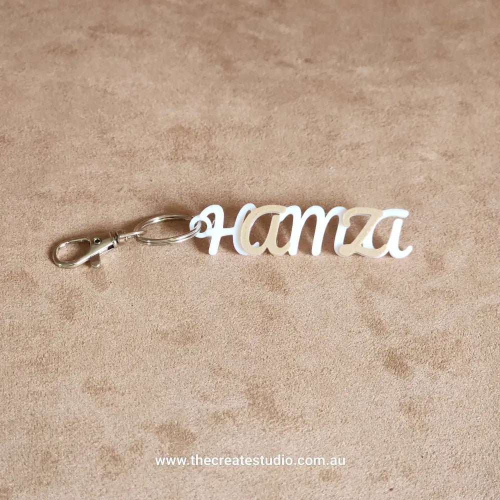 Personalised keychain - depth affect - various colors - keychains