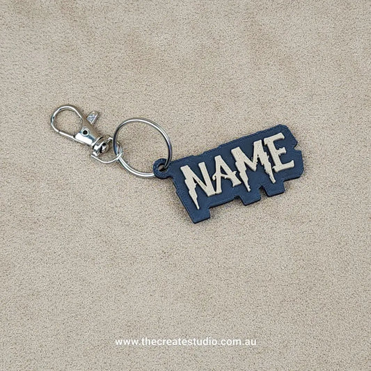 Personalised keychain offset type letters – harry potter font - keychains