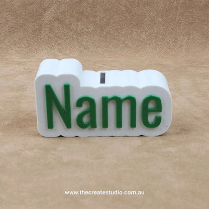 Personalized piggy bank – custom name design for kids & adults - personalised gifts