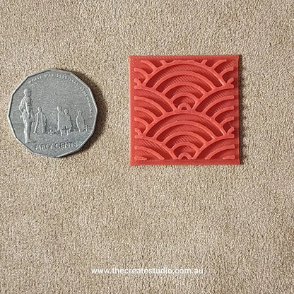 Pottery stamp tiles | various shape stamps - tool