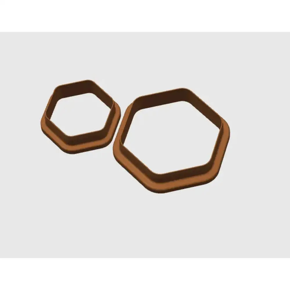 Round hexagon - clay cutter