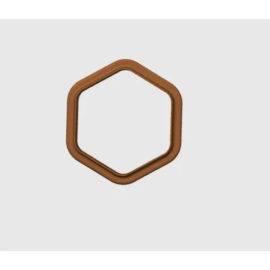 Round hexagon - clay cutter