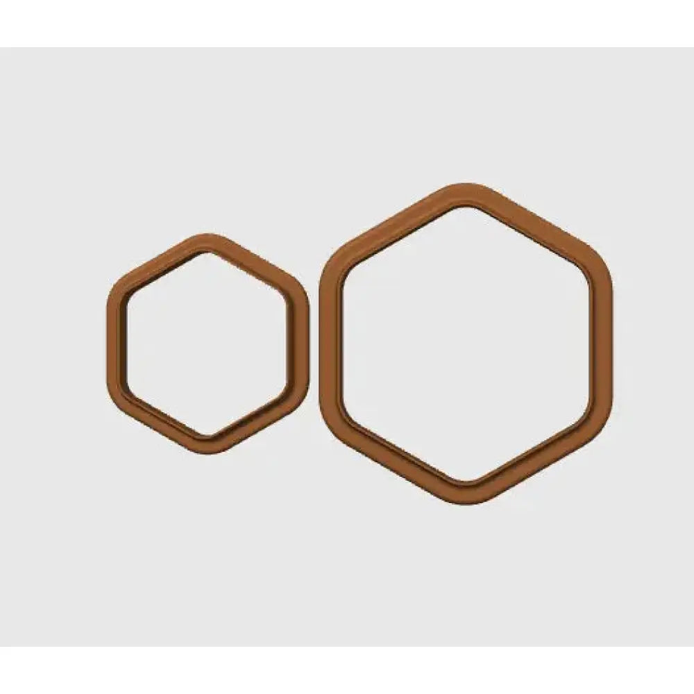 Round hexagon - clay cutter