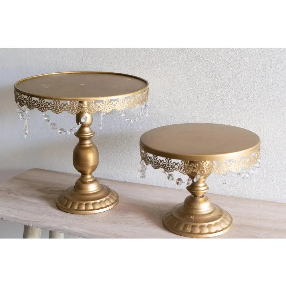 Serveware set - 2x cake stands - style 1