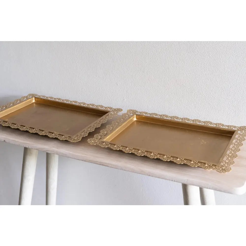 Serveware set - 2x trays