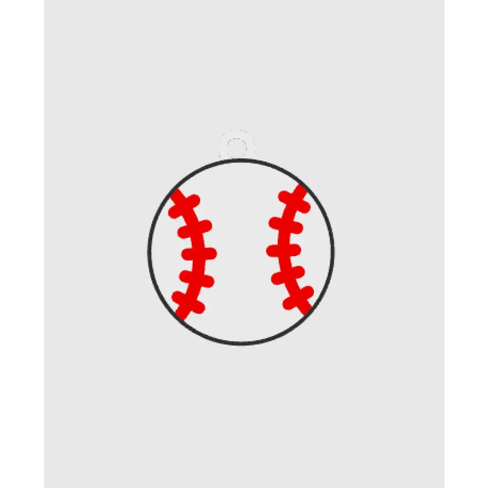 Sports balls keychains - base ball