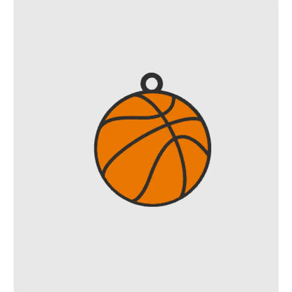 Sports balls keychains - basketball