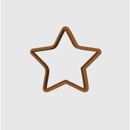 Star shape cookie cutter & stamp - cutters