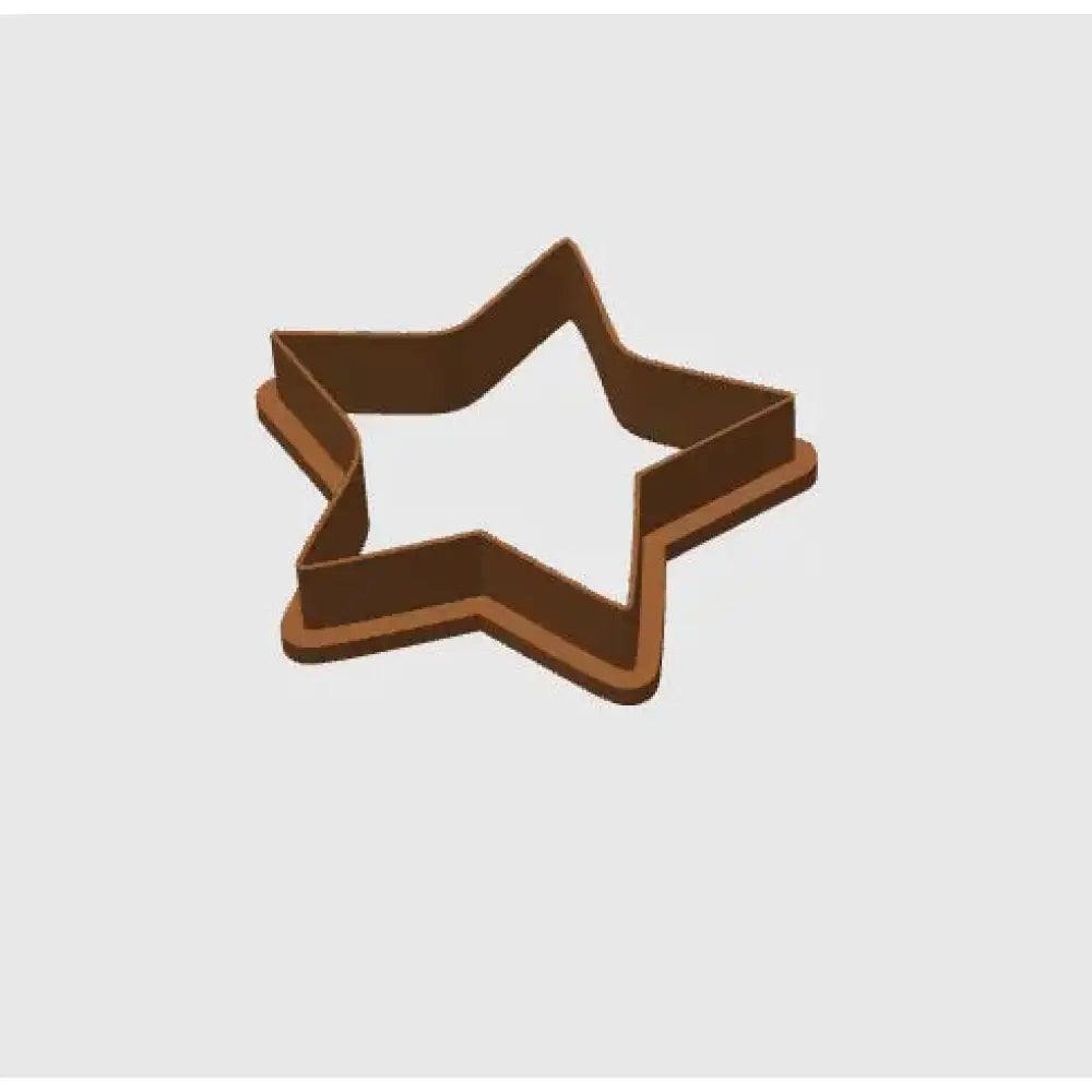 Star shape cookie cutter & stamp - cutters